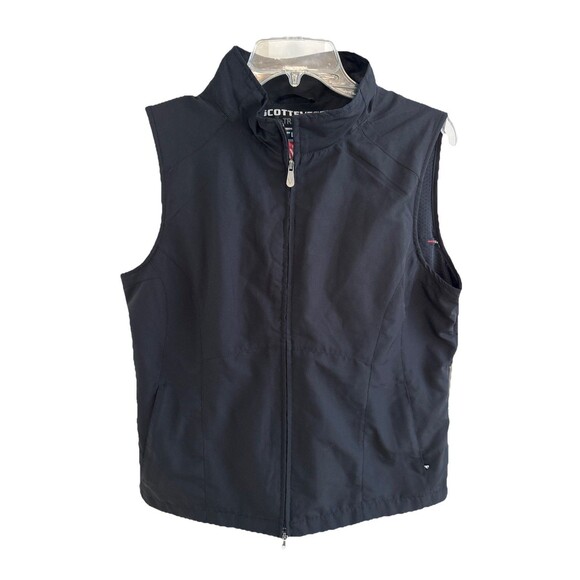 EUC ScottEVest RFID TEC Travel Vest Womens Black Full Zip Cargo  Sz L - Picture 2 of 14